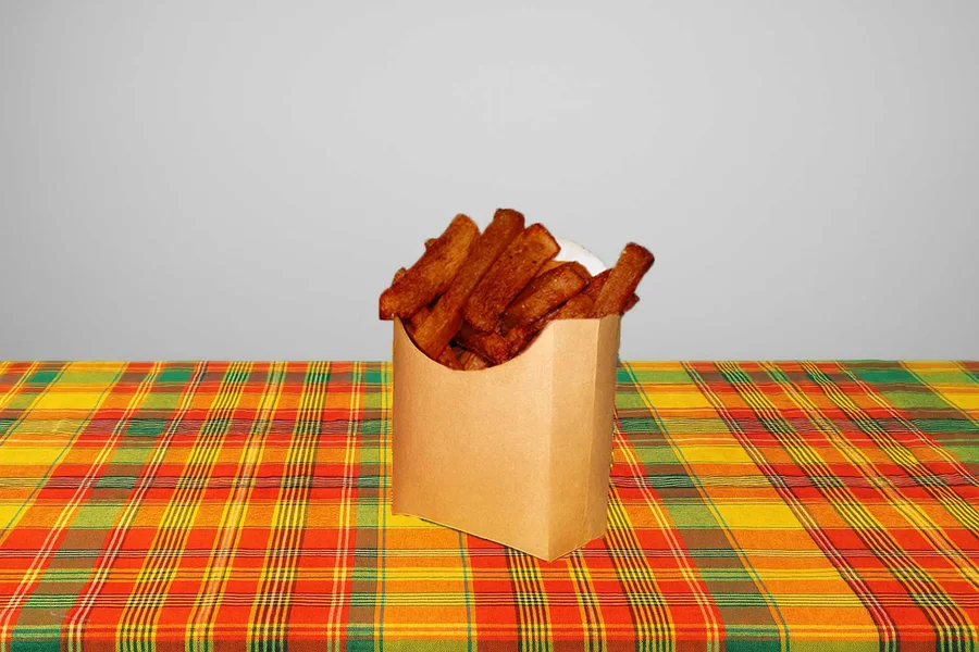 Frites de patates douces maison, photo du Mango