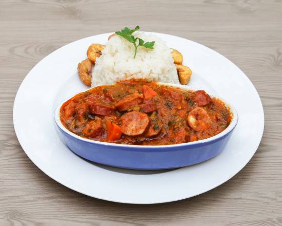 Rougail saucisses, photo du Mango